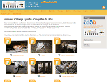 Tablet Screenshot of animaux.l214.com